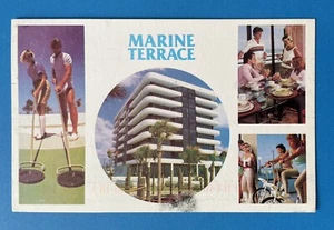 MARINE TERRACE HOTEL Daytona Beach Florida Vintage Postcard - Picture 1 of 2