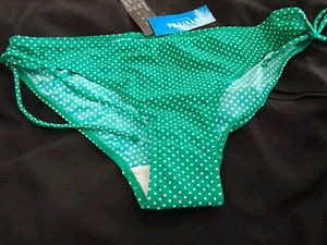 BHS Women's Green polka dot Bikini Bottom's Swimming size 18 NEW - Picture 1 of 3