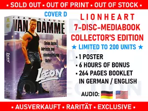 JCVD Van Damme LIONHEART LEON 7 Disc Limited Mediabook Megabook Cover D 068/200 - Picture 1 of 3