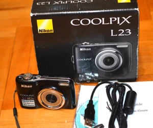 Nikon Coolpix L23 Digital Camera 10.1 Megapixel 5x Optical Zoom - Picture 1 of 16