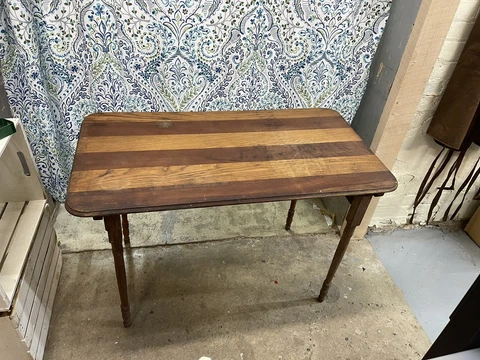 ANTIQUE "SIMPLICITY" FOLDING SEWING MEASURING TABLE 36” X 20” X 24 Vintage Decor Cover