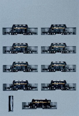 Kato 10-2007  HOKI 5200 Limestone Freight Train 9-Car Set N Scale - Image 1 of 4