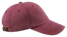 ADAMS - Low Profile BASEBALL HAT, Men's, Womens, Pigment Dyed Cap, AD969, LP101