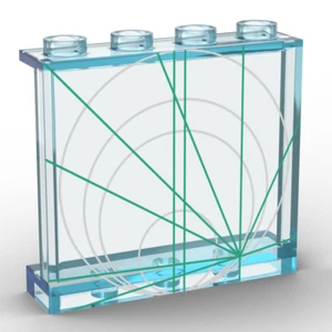 LEGO® Panel 1x4x3 Custom Print: Schermo Tattico #6 per Star Wars MOC - Foto 1 di 3