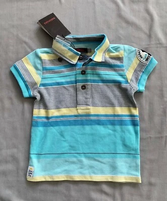 New with tags CATIMINI BOYS SHORT SLEEVE TOP/ POLO SHIRT SZ 2 / 86 - Image 1 of 3