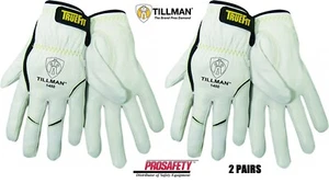 2 PR. Tillman 1488 Truefit Top Grain Goatskin TIG Protective Welding Work Gloves - Picture 1 of 5
