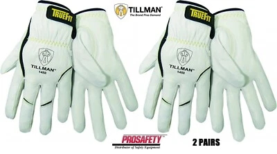 2 PR. Tillman 1488 Truefit Top Grain Goatskin TIG Protective Welding Work Gloves - Image 1 of 4