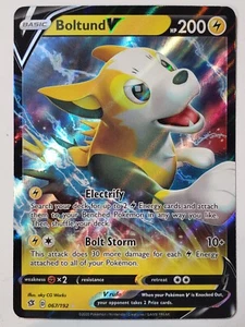 HOLO Boltund V 067/192 Casi Nuevo/M - Tarjeta de Pokémon Rebel Clash - $2 Envío Combinado - Imagen 1 de 2