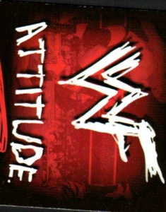 1998 Comic Images WWF Superstarz tarjeta de lucha libre #1 logotipo de actitud - Imagen 1 de 2
