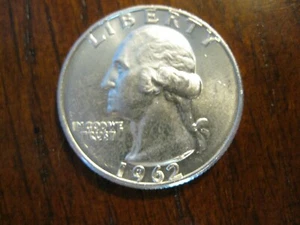 1962 D Washington Quarter Dollar Gem BU! #102307 - Bild 1 von 3