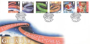 (105694) CLEARANCE Gibraltar Christmas FDC 1999 - Picture 1 of 2