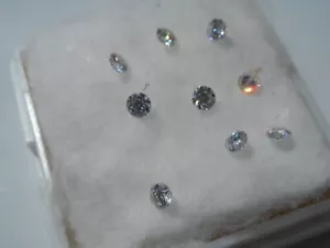 Moissanite 3mm round gemstones,D colour and vvsi clarity,£5 each free uk post. - Picture 1 of 6