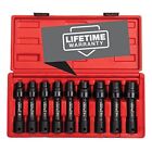 Sunex 2695 Inch Drive Driveline Limited Clearance Socket Set 12Point 9Piece Metr