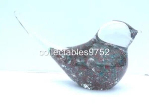 Art Glass Bird Sculpture Svoboda Czech Republic Hand Made - Picture 1 of 1