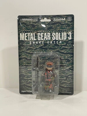 Konami Medicom Metal Gear Solid 3 Snake Eater MGS Kubrick Big Boss Rojo Camuflaje NUEVO Foto 1 de 4