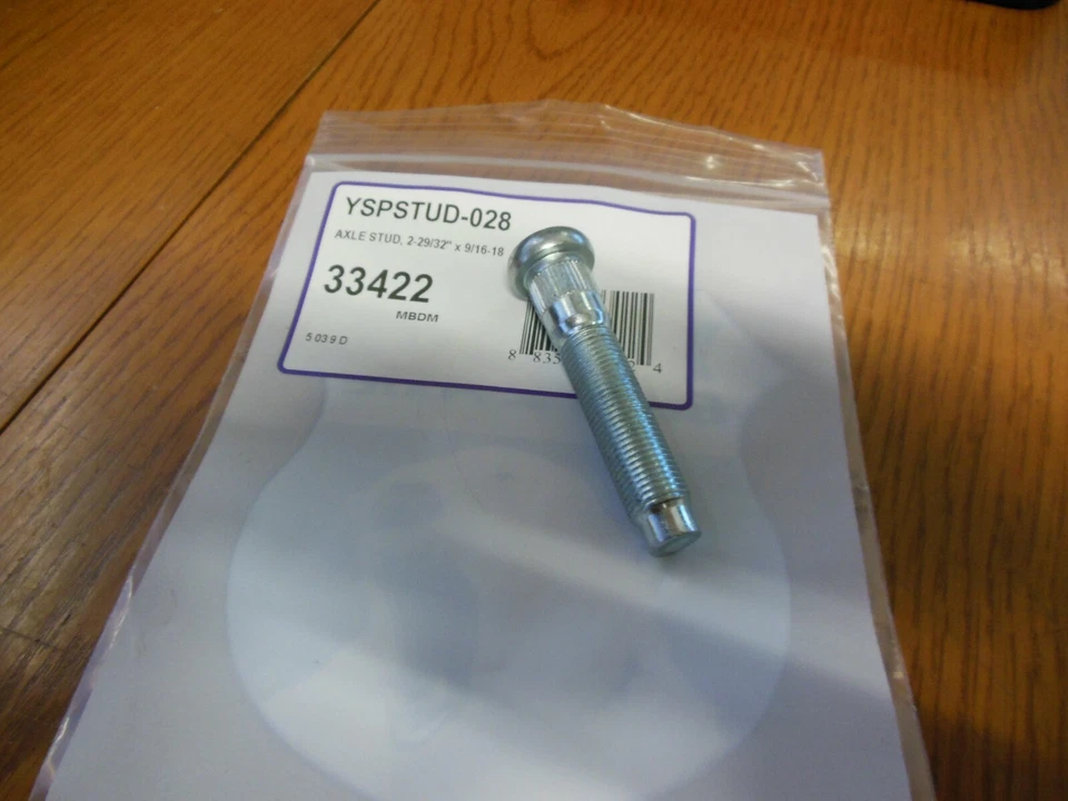 Perno de eje Yukon Gear YSPSTUD-028 2 29/32" X 9/16"-18 Foto 1 de 1