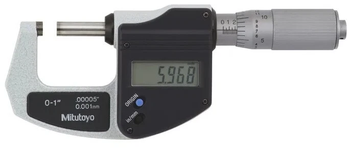 Genuine Authentic Mitutoyo 293-831-30 Digital External Micrometer 0-25mm