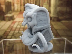 Mimic Treasure Chest Monster Mini Miniatura Mimik Modello Stampato in 3D - Foto 1 di 8