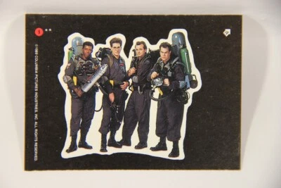 Ghostbusters II 1989 Trading Card Sticker #9 Ghostbusters Team L002822 - Image 1 of 2