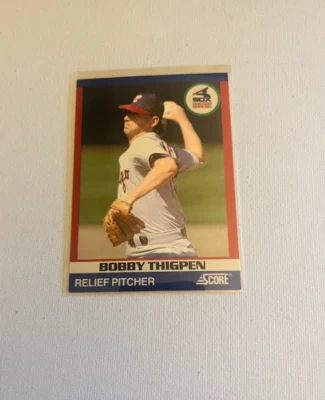 1991 Score Super-Star Bobby Thigpen Baseball Card #95 - Image 1 of 2