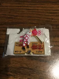 Cincinnati Reds Pete Rose Pin Ohio Sports Legend 1989 Pinback - Picture 1 of 2