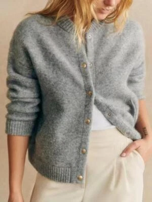 Sezane Women's Coat Sweater Crewneck Sweater - Image 1 of 4