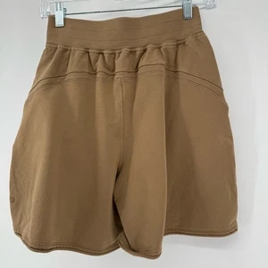Lululemon LA French Terry HR Largo Corto Talla 4 Acogedor Ropa Activa - Imagen 1 de 13