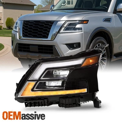 Faro izquierdo completo LED 2021-2024 negro con tubo señal de giro DRL Foto 1 de 4