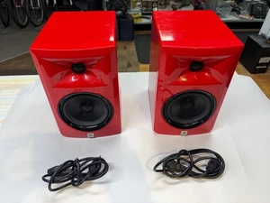 JBL LSR305 Studio Monitor Red Series 3 Linear Spatial Reference w/ Power Cords - Picture 1 of 6