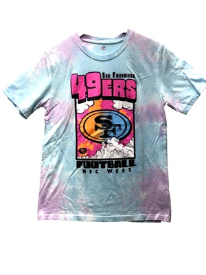 Camiseta para mujer San Francisco 49ers Tie Dye talla L azul rosa NFC West fútbol Foto 1 de 4