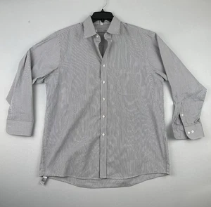 Geoffrey Beene Pinpoint Oxford Long Sleeve Button Shirt - 32/33 - Picture 1 of 12
