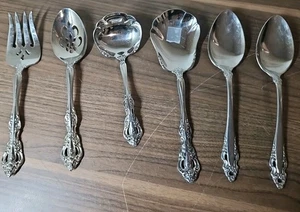 Vintage Oneida Michelangelo 6 Piece Serving Set - Picture 1 of 5