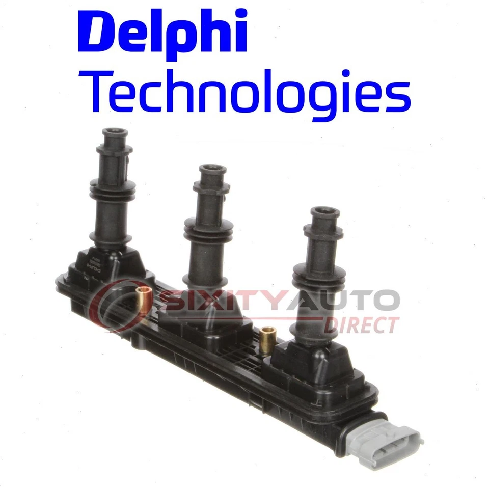 Delphi Left Ignition Coil for 2003-2004 Cadillac CTS 3.2L V6 Wire Boot Spark ce Foto 1 de 4
