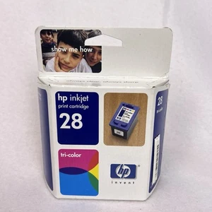 Genuine HP 28 Tri-color Original Ink Cartridge C8728AN Exp 2004 NIB - Picture 1 of 10