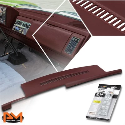 For 88-94 Chevy GMC C/K 1500-3500 Dashboard Panel Cover Cap Bezel Overlayer Red - Image 1 of 4