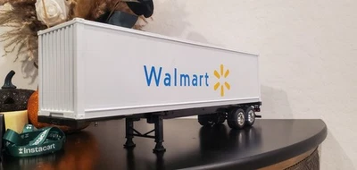 WELLY TRANSPORTER  CONTAINER 1/32 WHITE 32621 (CUSTOM WALMART) - Image 1 of 4