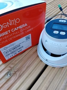 Cognito /Dahua 5MP TiOC Turret CCTV Camera Full Colour Night Leds Alarm Warning - Picture 1 of 4