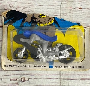 Vintage Neu 1983 Corgi Batman Batbike Motorrad Mettoy Großbritannien - Bild 1 von 5