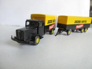 Wiking 1:87 Büssing 8000 maleta tren de carga ¡CAFÉ JACOBS!!! - Imagen 1 de 5