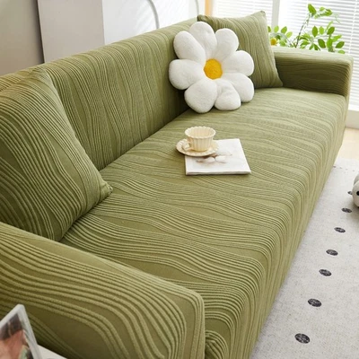 Durable 1/2/3/4 Seater Couch Cover Elastic Sofa Protector for Pets Kids Easy Fit - Image 1 of 4