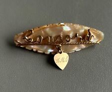 WWI HMS Concord Mother Of Pearl Sweetheart Brooch