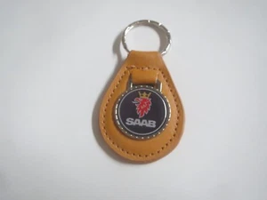 SAAB SONETT 93 95 600 900 9000 9-3 9-5 9-2X 9-5X 9-4X 9-7X 90 KEYCHAIN ORANGE - Picture 1 of 2