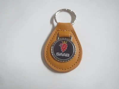 SAAB SONETT 93 95 600 900 9000 9-3 9-5 9-2X 9-5X 9-4X 9-7X 90 KEYCHAIN ORANGE - Image 1 of 2