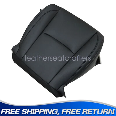 Driver Bottom Replacement Leather Seat Cover For 04 2005 2006 Lexus RX 330 Black - Image 1 of 4