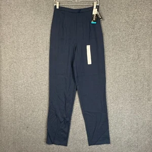 Briggs Pants 6 Tall NWT Womens Straight Leg Trouser Career High Rise 26x31 Blue - Bild 1 von 11