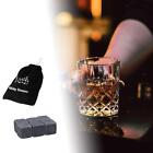 Reusable Ice Cubes Chilling Rocks with Velvet Storage Bag for Coffee Tea