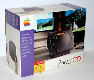 Vintage Apple Macintosh PowerCD Power CD H0014LL/B -- WORKING + ACC. IN THE BOX