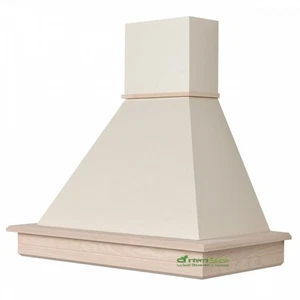 XS Cappa cucina legno 90 frassino grezzo e panna motore Faber STOCK CL90-FGPB52 - Foto 1 di 6