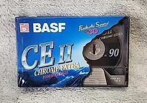 BASF Chrome Extra II 90 Type II High Bias Audio Cassette Tape New Sealed - Picture 1 of 2
