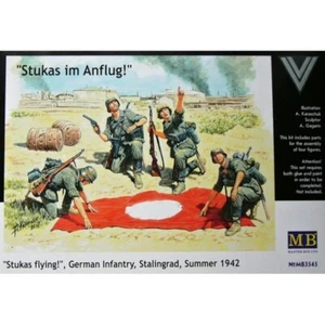 MASTER BOX3545 Kit figurine scala 1:35 "Stukas che vola!" Fanteria tedesca Stalingrado - Foto 1 di 9